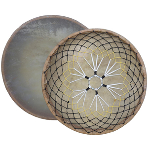 Handmade Engraved Irish Traditional Tambourine Drum with Sheepskin Head and Birch Wood Chamber Customizable - Product Image 2