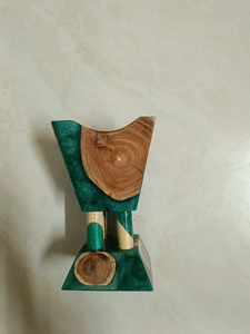 Brûleur de Bakhoor en bois de santal et résine, artisanal, durable et de haute qualité, encens indien pour Oud Bakhoor, parfum d'ambiance pour la maison - Product Image 4