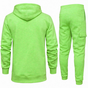 Chándal Deportivo de Invierno para Hombre, Cálido, Informal, de Secado Rápido, con Capucha y Cordón Ajustable, Corte Regular, Manga Larga, OEM - Product Image 2