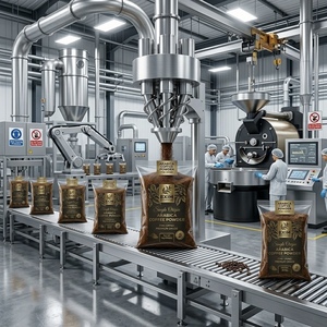 Café en poudre 100% Arabica de haute qualité 1kg Torréfaction moyenne Broyage fin Prêt à l'emploi Produit d'exportation en gros par Exim Commodities - Product Image 3