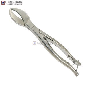 Ciseaux de coupe de plâtre robustes à ressort et verrouillage, 20 cm, en acier inoxydable, pour laboratoire dentaire et plâtre dur - Product Image 4