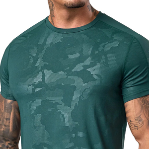 Camiseta deportiva premium para hombre, transpirable, informal, atlética, de secado rápido, para entrenamiento diario. - Product Image 3
