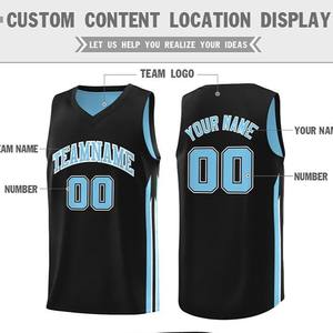 Nouveau design de maillot et short de basket-ball, uniformes de basket-ball réversibles sublimés personnalisés pour hommes - Product Image 3