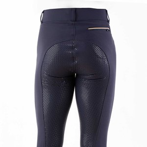 High Quality 4-way Stretch Horse Riding Breeches <b>Leggings</b> Tights <b>Equestrian</b> Wear Pants on Technical Fabric with Soft Feel - Product Image 4