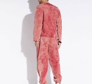 <b>Men</b> Casual Tracksuit Two Pieces Set Autumn Skinny Fit <b>Long</b> Sleeve Zipper <b>Cardigan</b> Coat Drawstring - Product Image 2