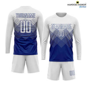 Uniforme Deportivo Personalizable de Fútbol Blanco Real, Transpirable, con Costuras Duraderas y Corte Atlético - Product Image 2