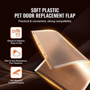 Sportello di Ricambio per Animali Domestici Rinforzato e Resistente alle Intemperie 34,6 cm x 59,9 cm - Product Image 2