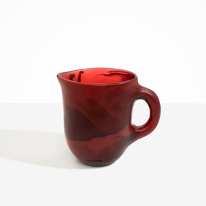 Jarra de agua de resina amarilla Wabi-Sabi con asa, jarra esmaltada minimalista, tetera, artículos para beber - Product Image 5