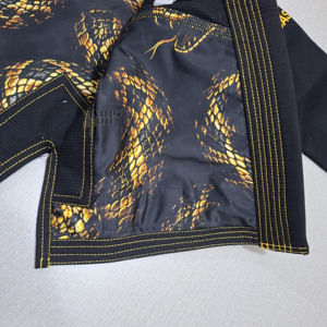 ชุดยิวยิตสูแบบสั่งทำพิเศษ พร้อมซับในกันกระแทก 450 GSM ผ้าเพิร์ลวีฟ เสื้อคลุม 10 ออนซ์ กางเกงริปสต็อป ผ้ากันหดตัว ชุดกิโมโนบราซิลเลียนยิวยิตสู - Product Image 5