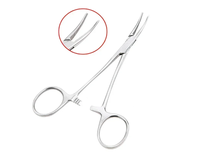 Pince hémostatique en acier inoxydable de 12,5 cm, outils chirurgicaux de qualité supérieure à prix abordable, fournisseur Pakistan.