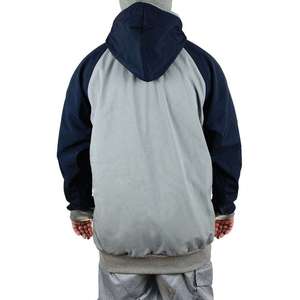 Waterproof Men's <b>Ski</b> Hoodie Technical Snowboarding Jacket Windproof Winter Fleece Oversized Pullover Sportswear with Thumbholes - Product Image 2