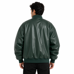 Proveedor al por Mayor de Chaquetas Bomber Premium con Ribetes Acanalados, Ropa Exterior Ligera Urbana, Estilo Casual Relajado, Moda de Invierno, Chaquetas para Hombre OEM B2B - Product Image 3