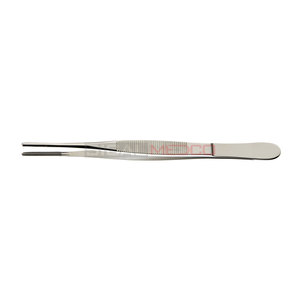 Pinzas de tejido rectas TC DeBakey, juego de 5 piezas, pinzas quirúrgicas manuales de pulgar de 15 cm, pinza vascular atraumatismica con punta de 1.5 mm, Alemania - Product Image 2
