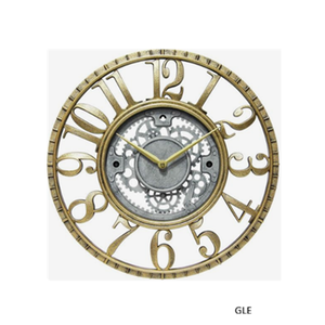 Silent Metal Large Wall <b>Clock</b>/vintage Compass Style Metal Wall Art for Living Room Bedroom Wall Hanging Decor Metal Sign Gift - Product Image 6