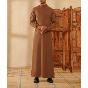 Elegante Túnica Larga Musulmana para Hombre, para Ocasiones Religiosas y Culturales - Product Image 2
