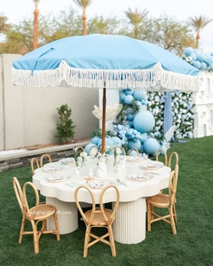 Chaises pour enfants en rotin faites à la main pour la location d'événements, fêtes d'anniversaire, cérémonies de mariage, décoration d'événements bohèmes - Product Image 2