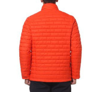 Vestes matelassées d'hiver pour hommes personnalisables, grande taille, couleur noire brillante, en nylon, chaudes, décontractées, avec logo personnalisé - Product Image 6