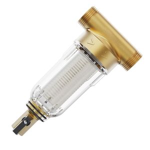 Filtro centrifugo da 40 micron + 30 micron per la rimozione di sedimenti in tutta la casa, prefiltro per acqua di pozzo con FNPT da 3/4 pollici, MNPT da 1 pollice, capacità 4 T/H - Product Image 1