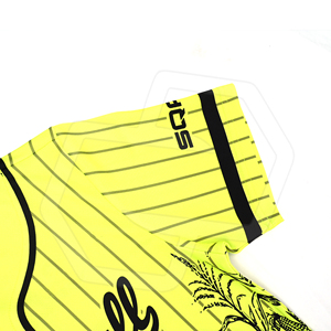 Camiseta de Béisbol Unisex al por Mayor, Manga Corta, con Botones, Sublimada, Transpirable, Ecológica, de Poliéster, Corte Regular - Product Image 4