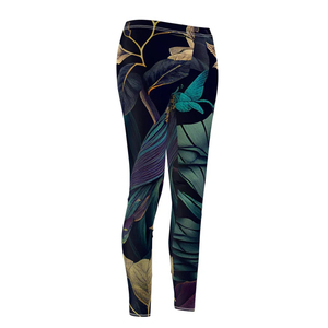 Leggings de yoga taille mi-haute élastique pleine longueur avec empiècements en maille, design à surpiqûres contrastées, respirants, séchage rapide, effet ventre plat, sans coutures - Product Image 4