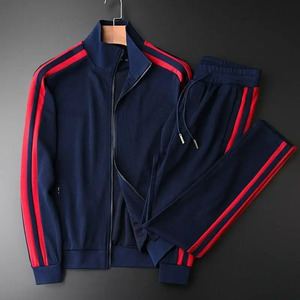 Survêtements en molleton uni respirants 100% coton pour hommes, vêtements de sport d'équipe, vêtements de fitness, d'entraînement et de jogging - Product Image 1
