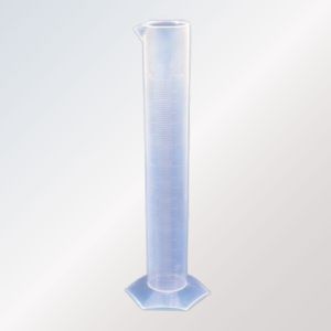 Cylindre gradué en polypropylène pour laboratoire, avec bec verseur et base hexagonale, pour usage en laboratoire - Product Image 2
