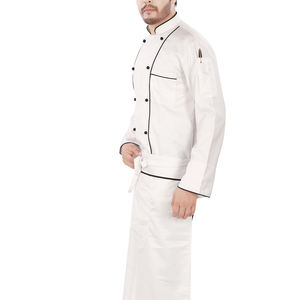 Uniformes de Chef al por Mayor Más Vendidos para Restaurantes, Bares y Cocinas, con Cuello Alto y Mangas Largas para Adultos - Product Image 5