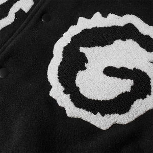 Custom Chain Stitch Logo Thick Blue Oem <b>Jacket</b> Streetwear Stylish Collar <b>Zip</b> <b>Up</b> Corduroy <b>Jacket</b> Men - Product Image 4
