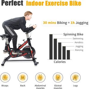 Cyclette da Interno per Fitness Domestico, Capacità di Carico 150 Kg, Sedile Confortevole, Monitor LCD - Product Image 3