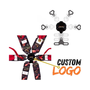 Herrajes para arneses de carreras para coches de pista, todoterreno y cinturones de seguridad de competición, OEM, ODM, logotipo personalizado, color, suministro de marca privada - Product Image 2