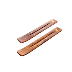 ที่ใส่ธูปไม้มะม่วง ดีไซน์ทันสมัย งานไม้และทองเหลือง  แบบใหม่และออกแบบได้ตามต้องการ - Product Image 1