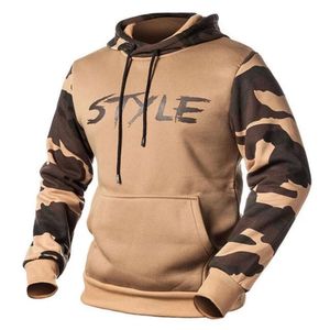 Sudadera con Capucha de Camuflaje para Hombre, Informal, de Forro Polar, Corte Regular, para Otoño, con Diseño de Bolsillo - Product Image 2