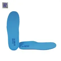 Chaussures de protection antidérapantes Ortholite pour hôpitaux, laboratoires et salles blanches avec semelles orthopédiques en EVA - Bottes AP bleues - Product Image 3