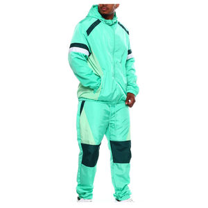 Nuevo Diseño 2026, Chándal Deportivo de Nailon para Hombre, Cortavientos con Franjas Blancas - Product Image 2