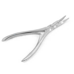 RWS Instrument Dental Bone Cutter Manual Silver Knurled Grip Class I 12 Jaw Positions <b>Hand</b> Instrument CE Certified - Product Image 1