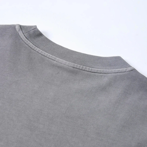 Camisetas de Algodón 100% Tejidas con Estampado Personalizado, Diseño 2026, Antiarrugas, Corte Holgado, MOQ Bajo, Descuento por Volumen, Ropa Urbana - Product Image 4