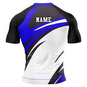 Camiseta de Compresión Personalizada Sublimada de Manga Corta para MMA, Rashguard para Hombre - Product Image 2