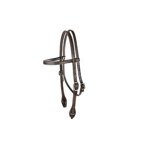 Headstall Western Headstall Tout Usage Cuir Noir Equitation Western Headstall - Product Image 1