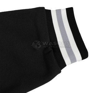 Blouson universitaire urbain pour homme, léger avec doublure matelassée, tendance, pour l'extérieur, avec bordure côtelée classique, look stylé - Product Image 4