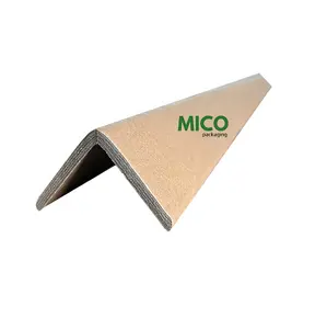 L-shape Cardboard Angle Edge Corner Protector Box Paper Corner Edge Protector High Strength Kraft Paper Rigid Boxes Paperboard