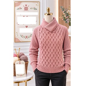 Pulls 100% acrylique ou coton, calibre 12, pour femmes, très tendance, style décontracté, pour la saison hivernale, fournisseur du Bangladesh. - Product Image 2