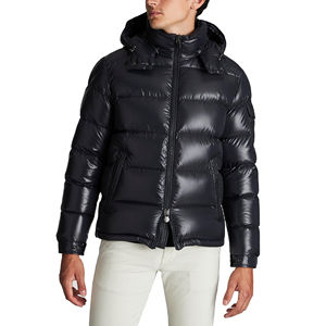 Chaqueta de Invierno para Hombre con Capucha, Ligera, Impermeable, Informal, para Exteriores, con Logotipo Personalizado, Chaqueta Cálida con Cierre para Deportes - Product Image 1