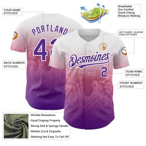 baseball jersey custom team <b>shirt</b> <b>polyester</b> mesh button front breathable quick dry sportswear uniform men premium fit - Product Image 5