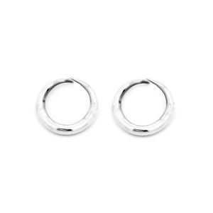 Pendientes de Plata de Ley 925 con Bisel Minimalista Plateado SKU7627, para Regalos de Boda, Compromiso y Fiesta - Product Image 3