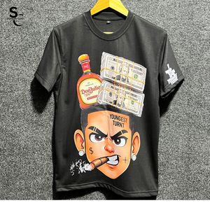เสื้อยืดแขนสั้นคุณภาพสูงแบบสั่งทำพิเศษ พร้อมลายพิมพ์ คอกลม ทรงปกติ สวมใส่สบาย พร้อมบริการ OEM และ ODM - Product Image 3