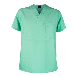Nouvelle Arrivée SUH INTERNATIONAL Ensembles de Blouses Médicales Personnalisées 100% Coton Haute Qualité pour Hommes, Détection d'Aiguilles, Hôpital - Product Image 2