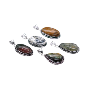 สร้อยคอแฟชั่นของผู้หญิงแบบวินเทจใหม่5ชิ้นจี้อัญมณีทองเหลืองธีมคริสเตียนร้อนแรงอีเบย์กำลังมาแรง PP 36 - Product Image 1