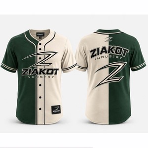 Camiseta de Béisbol Personalizada, ZIAKOT INDUSTRY Pakistán, Uniforme de Béisbol, Camiseta Sublimada, Ropa Deportiva al por Mayor, Fabricante OEM - Product Image 3