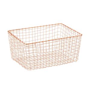 Contemporary Iron Wire Organizer <b>Basket</b> for Bathroom Kitchen and Living Room Storage - Product Image 3