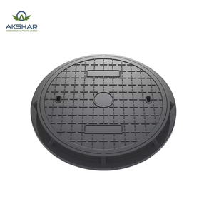 Couvercle de regard composite SMC EN124 D400 anti-UV et antivol 10x10 pour la sécurité routière et le drainage - Product Image 5